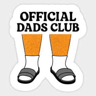 Official Dads Club Sticker